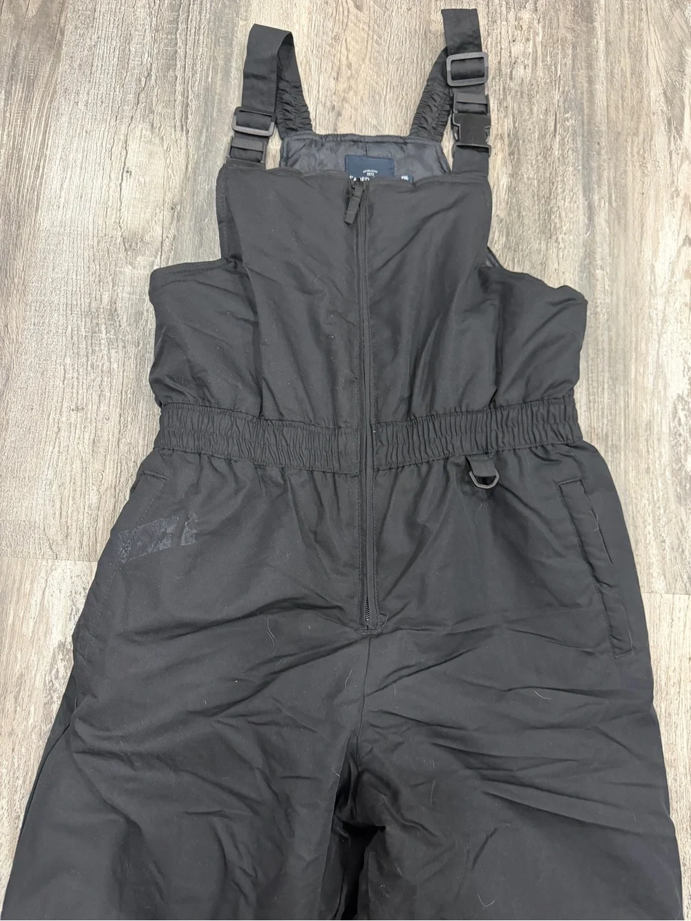 Youth size- Black Insulated Snow Bib Pants 2XL (18)